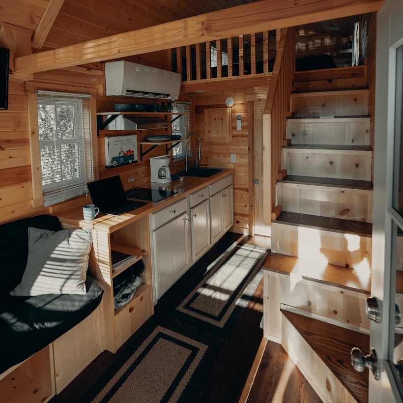 Tiny house iç mekânı ve asma kat